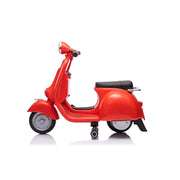 KINGTOYS.ca 2026 Licensed 12V Vespa Kids Ride On Motorcycle