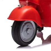 KINGTOYS.ca 2026 Licensed 12V Vespa Kids Ride On Motorcycle