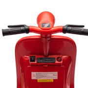 KINGTOYS.ca 2026 Licensed 12V Vespa Kids Ride On Motorcycle