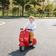 KINGTOYS.ca 2026 Licensed 12V Vespa Kids Ride On Motorcycle