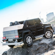 KINGTOYS.ca 2026 Licensed 12V Mercedes Maybach G650s 4WD Kids Ride On 1 Seater Car with RC