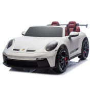 2026 Licensed 24V Porsche 911 GT3 Kids Ride On Car 2 Seater Upgraded Silent Motors With RC