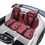 KINGTOYS.ca 2027 Licensed 24V Porsche 911 GT3 Kids Ride On Car 2 Seater Upgraded 180W Silent Motors