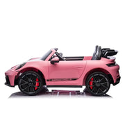 KINGTOYS.ca 2027 Licensed 24V Porsche 911 GT3 Kids Ride On Car 2 Seater Upgraded 180W Silent Motors
