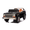 KINGTOYS.ca Licensed 1980 24V Ford 150 2 Seater Kids Ride on Truck, Leather Seat, Rubber Tires, with RC