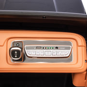 KINGTOYS.ca Licensed 1980 24V Ford 150 2 Seater Kids Ride on Truck, Leather Seat, Rubber Tires, with RC