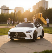2026 Licensed 24V Mercedes AMG GT63 Kids Ride on car, Upgraded Silent Motors, Rubber Tires, Leather Seat, with RC