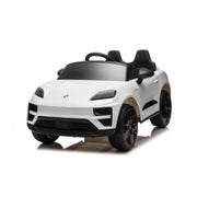 KINGTOYS.ca Licensed 24V Porsche Macan Turbo EV Kids Ride on One Seater cars, Rubber Tires, Leather Seat, with RC