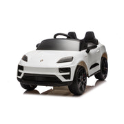 Licensed 24V Porsche Macan Turbo EV Kids Ride on One Seater cars, Rubber Tires, Leather Seat, with RC