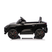 KINGTOYS.ca Licensed 24V Porsche Macan Turbo EV Kids Ride on One Seater cars, Rubber Tires, Leather Seat, with RC