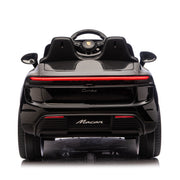 KINGTOYS.ca Licensed 24V Porsche Macan Turbo EV Kids Ride on One Seater cars, Rubber Tires, Leather Seat, with RC