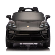 KINGTOYS.ca Licensed 24V Porsche Macan Turbo EV Kids Ride on One Seater cars, Rubber Tires, Leather Seat, with RC