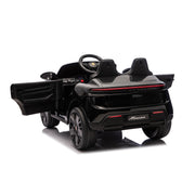 Licensed 24V Porsche Macan Turbo EV Kids Ride on One Seater cars, Rubber Tires, Leather Seat, with RC