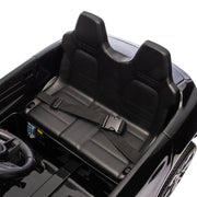 KINGTOYS.ca Licensed 24V Porsche Macan Turbo EV Kids Ride on One Seater cars, Rubber Tires, Leather Seat, with RC