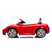 2026 Licenced 12V Porsche Carrera GT One Seater Kids Ride on car, Leather Seat, Rubber Tires, with RC
