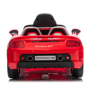 2026 Licenced 12V Porsche Carrera GT One Seater Kids Ride on car, Leather Seat, Rubber Tires, with RC