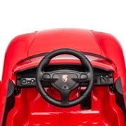 2026 Licenced 12V Porsche Carrera GT One Seater Kids Ride on car, Leather Seat, Rubber Tires, with RC