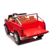Licensed 24V Ford 150 Retro 2 Seater Kids Ride on Truck, Leather Seat, Rubber Tires, with RC