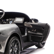 2026 Licensed 24V Mercedes AMG GT63 Kids Ride on car, Upgraded Silent Motors, Rubber Tires, Leather Seat, with RC