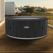 Atlantic 4/6-Person Inflatable Hot Tub, Round, Integrated Heater