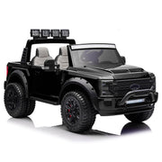 KINGTOYS.ca 2027 Licensed Ford F450 Custom Edition 24V Kids Ride-On Car Truck Rubber Tires, Leather Seat with Parental Remote