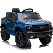 KINGTOYS.ca 2026 12V Official Chevrolet Silverado Truck Kids Ride On One Seater Electric Car With RC
