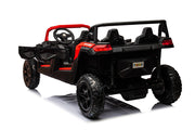 2026 Beast 4 Seater 48V Kids Ride On Dune Buggy, 4WD, Inflatable Tires, Leather Seat