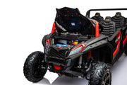 2026 Beast 4 Seater 48V Kids Ride On Dune Buggy, 4WD, Inflatable Tires, Leather Seat