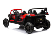 2026 Beast 4 Seater 48V Kids Ride On Dune Buggy, 4WD, Inflatable Tires, Leather Seat