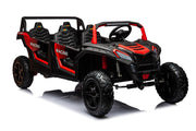 2026 Beast 4 Seater 48V Kids Ride On Dune Buggy, 4WD, Inflatable Tires, Leather Seat