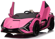 2026 Licensed 24V Luxurious Lamborghini Sian Kids Ride On Sport Car, Rubber Tires, Leather Seat, with Remote Control