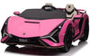 2026 Licensed 24V Luxurious Lamborghini Sian Kids Ride On Sport Car, Rubber Tires, Leather Seat, with Remote Control