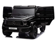 KINGTOYS.ca 2027 Platinum XL Mercedes G63 2x24V/4WD Kids Ride On Car with Rubber EVA Wheels & Leather Seats, 7" Video Screen with RC