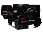 KINGTOYS.ca 2027 Platinum XL Mercedes G63 2x24V/4WD Kids Ride On Car with Rubber EVA Wheels & Leather Seats, 7" Video Screen with RC