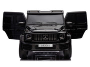 KINGTOYS.ca 2027 Platinum XL Mercedes G63 2x24V/4WD Kids Ride On Car with Rubber EVA Wheels & Leather Seats, 7" Video Screen with RC
