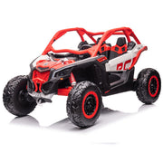 2027 Officially Licensed 2x24V LX Performance Can-Am Maverick 4WD Edition 2-Seater Pack Kids Ride on Buggy Eva Wheels Leather Seats RC