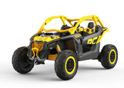 2027 Officially Licensed 2x24V LX Performance Can-Am Maverick 4WD Edition 2-Seater Pack Kids Ride on Buggy Eva Wheels Leather Seats RC