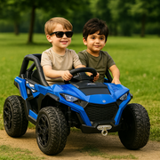 24V Power Mx Dune Buggy Kids Ride On 2 Seater Car 4WD, Rubber Tires Leather Seat With RC