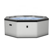 Como 6-Person Eco Foam Hot Tub, Octagon, Built-In Integrated Heater