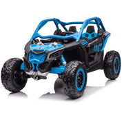 KINGTOYS.ca 2026 Officially Licensed 2x24V LX Performance Can-Am Maverick 4WD Edition 2-Seater Pack Kids Ride on Buggy Eva Wheels Leather Seats RC