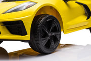 12V Chevrolet Corvette C8  Kids Ride On One Seater Electric Car with RC