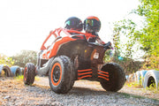KINGTOYS.ca 2026 Officially Licensed 2x24V LX Performance Can-Am Maverick 4WD Edition 2-Seater Pack Kids Ride on Buggy Eva Wheels Leather Seats RC