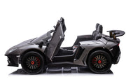 2027 24V XXL Licensed Lamborghini Aventador 200 Watts Brushless Motor electric 2 Seater Kids Ride On Cars Leather Seat Tubeless Air Tires