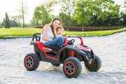 2026 XXL Dune Buggy 24V 2 Seater Kids Ride On Car 4x4 With Remote Control Adjustable Seat Rubber Tires