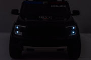 2026 Ford Raptor Ride On Police Truck With Remote Control