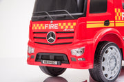 2026 Licensed Mercedes Antos Kids Ride On Fire Truck Foot to Floor