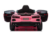 12V Chevrolet Corvette C8  Kids Ride On One Seater Electric Car with RC