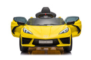 12V Chevrolet Corvette C8  Kids Ride On One Seater Electric Car with RC