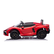 2027 Licensed 24V Lamborghini Revuelto Kids Ride on Car, Rubber Tires, Leather Seat With RC