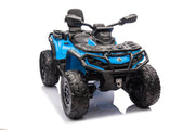 2027 Licensed 24V Can Am Outlander 2 Seater Kids Ride on ATV, 4x200 Watts Motors, Rubber Tires, Leather Seat